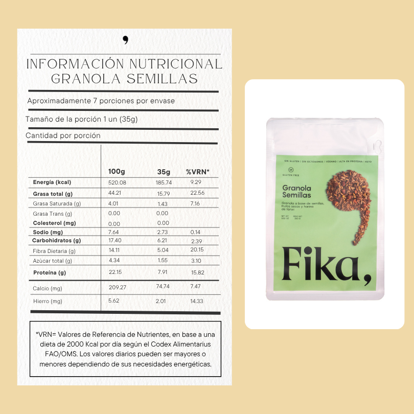 Granola semillas