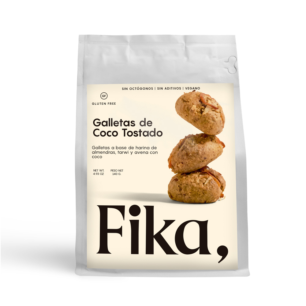 FIKA Galletas Coco tostado 140g