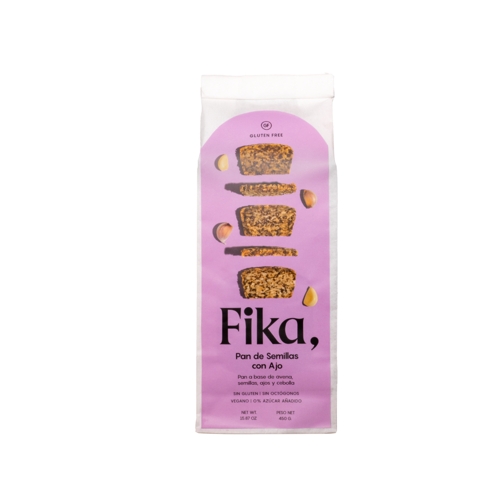 FIKA Pan de Semillas con Ajo 450g